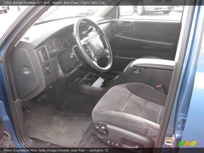 Atlantic Blue Pearl / Dark Slate Gray 2002 Dodge Durango SLT 4x4
