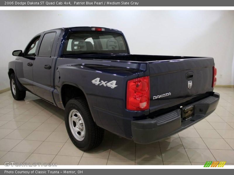 Patriot Blue Pearl / Medium Slate Gray 2006 Dodge Dakota ST Quad Cab 4x4