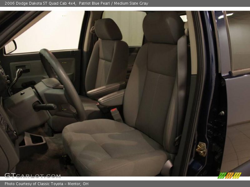 Patriot Blue Pearl / Medium Slate Gray 2006 Dodge Dakota ST Quad Cab 4x4