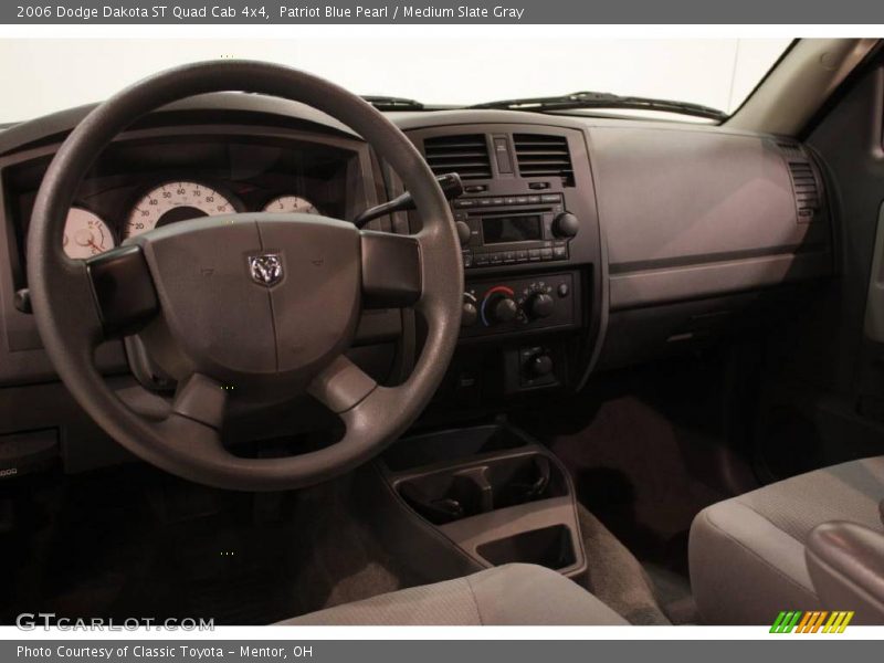 Patriot Blue Pearl / Medium Slate Gray 2006 Dodge Dakota ST Quad Cab 4x4
