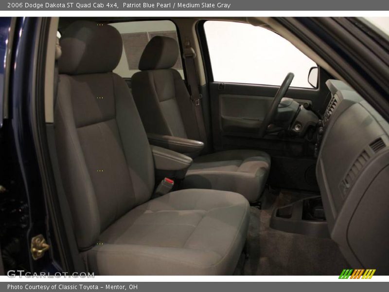 Patriot Blue Pearl / Medium Slate Gray 2006 Dodge Dakota ST Quad Cab 4x4