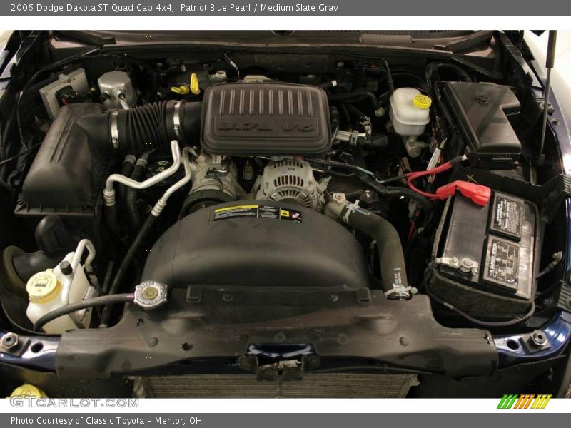 Patriot Blue Pearl / Medium Slate Gray 2006 Dodge Dakota ST Quad Cab 4x4