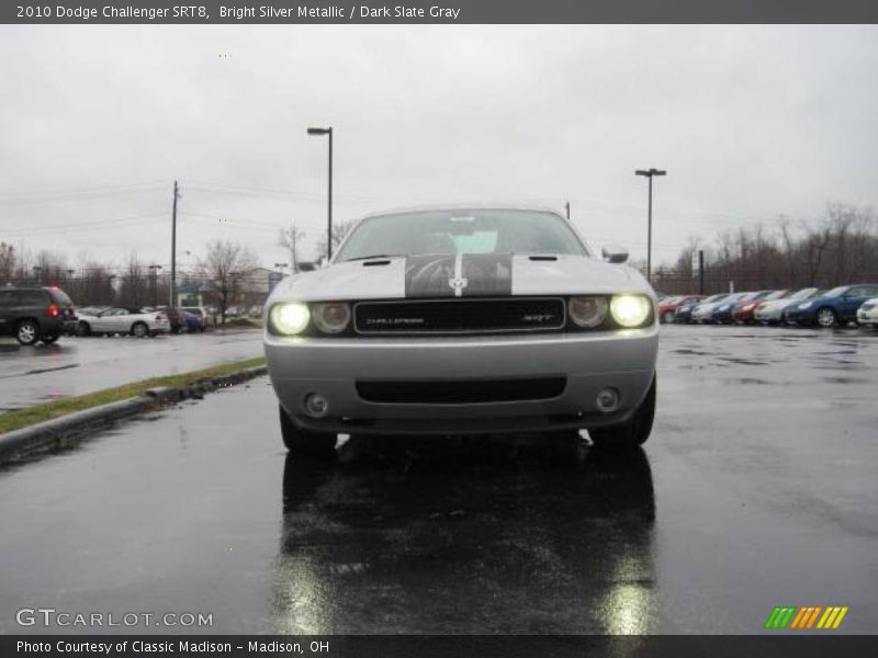 Bright Silver Metallic / Dark Slate Gray 2010 Dodge Challenger SRT8