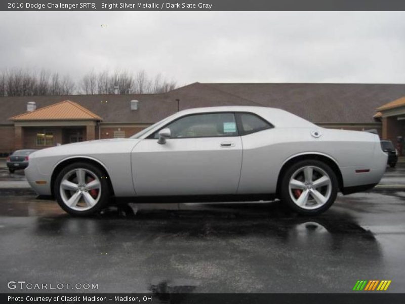 Bright Silver Metallic / Dark Slate Gray 2010 Dodge Challenger SRT8