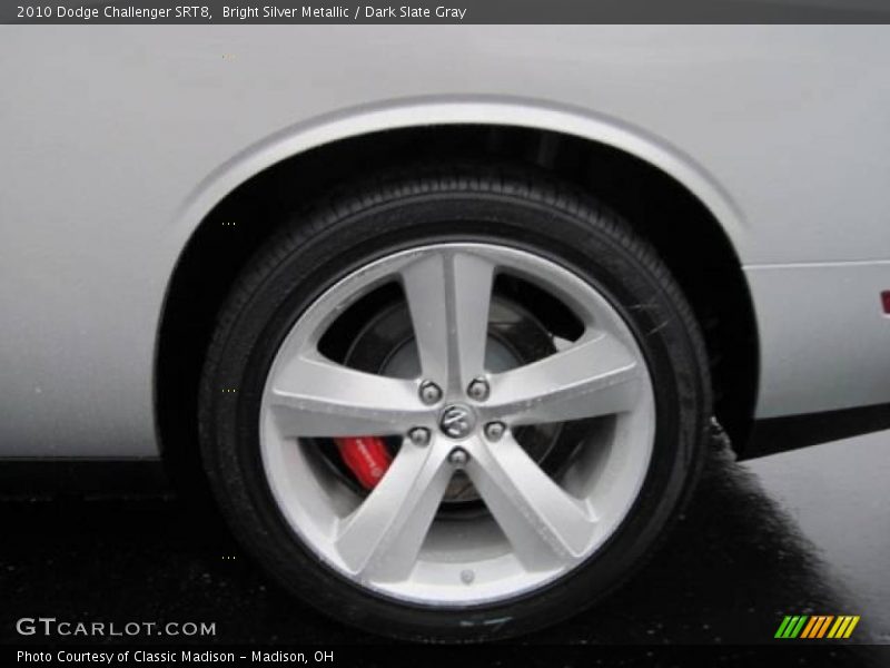 Bright Silver Metallic / Dark Slate Gray 2010 Dodge Challenger SRT8