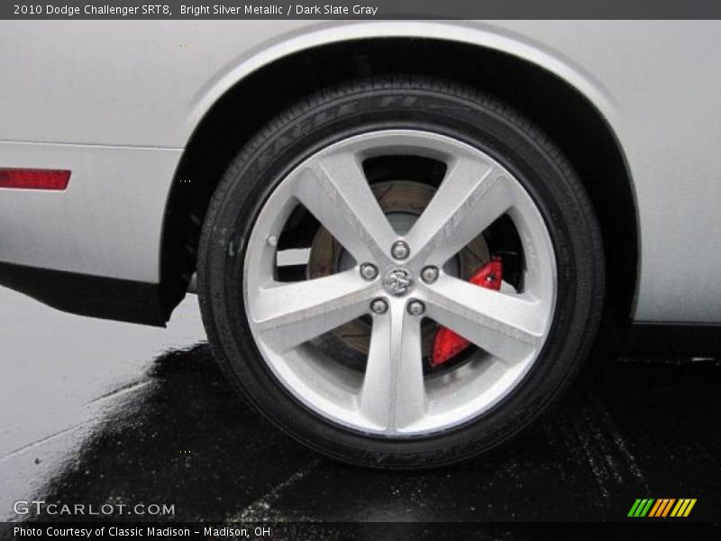 Bright Silver Metallic / Dark Slate Gray 2010 Dodge Challenger SRT8