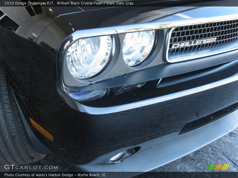 Brilliant Black Crystal Pearl / Dark Slate Gray 2010 Dodge Challenger R/T