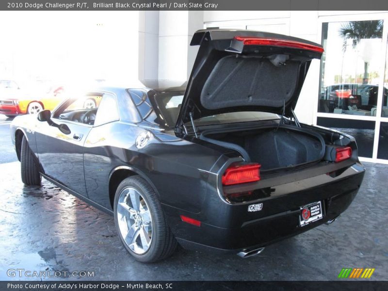 Brilliant Black Crystal Pearl / Dark Slate Gray 2010 Dodge Challenger R/T