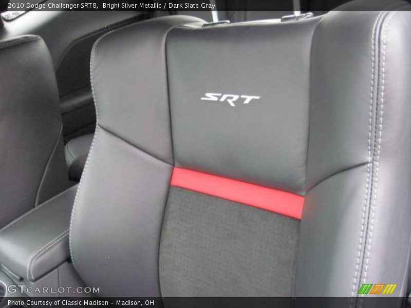 Bright Silver Metallic / Dark Slate Gray 2010 Dodge Challenger SRT8