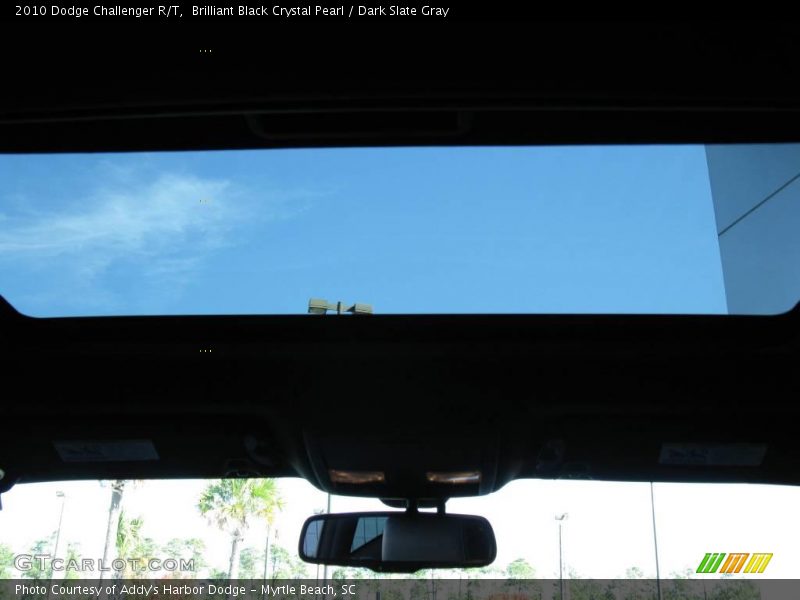 Brilliant Black Crystal Pearl / Dark Slate Gray 2010 Dodge Challenger R/T