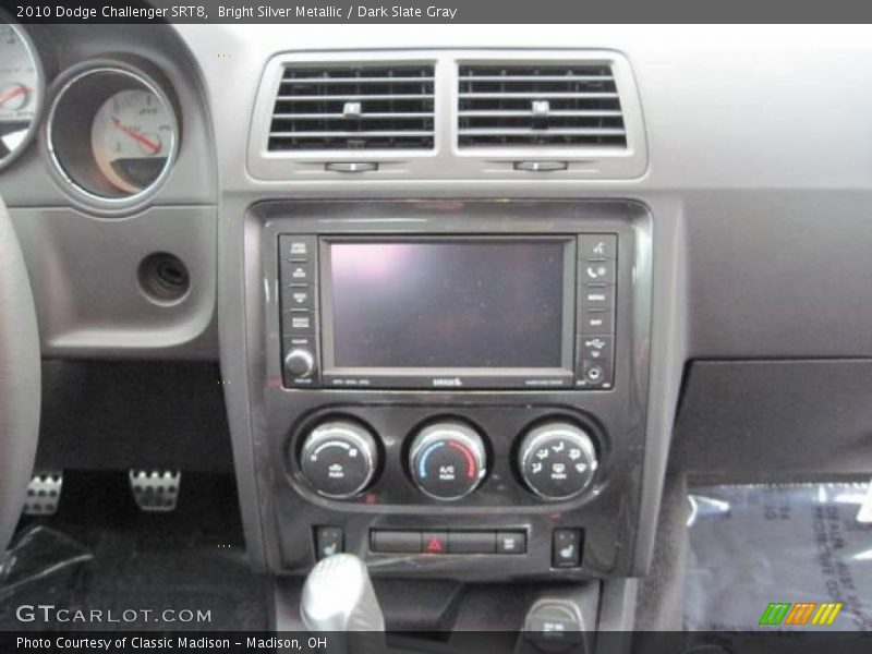 Bright Silver Metallic / Dark Slate Gray 2010 Dodge Challenger SRT8