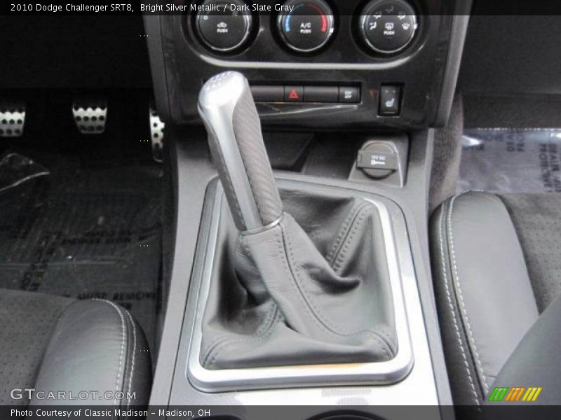 Bright Silver Metallic / Dark Slate Gray 2010 Dodge Challenger SRT8