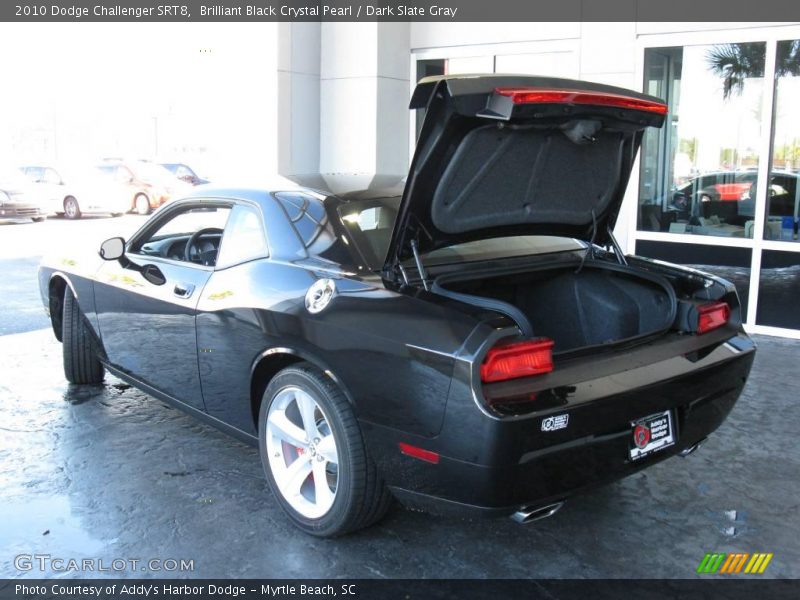 Brilliant Black Crystal Pearl / Dark Slate Gray 2010 Dodge Challenger SRT8