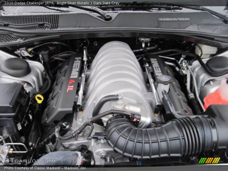 Bright Silver Metallic / Dark Slate Gray 2010 Dodge Challenger SRT8