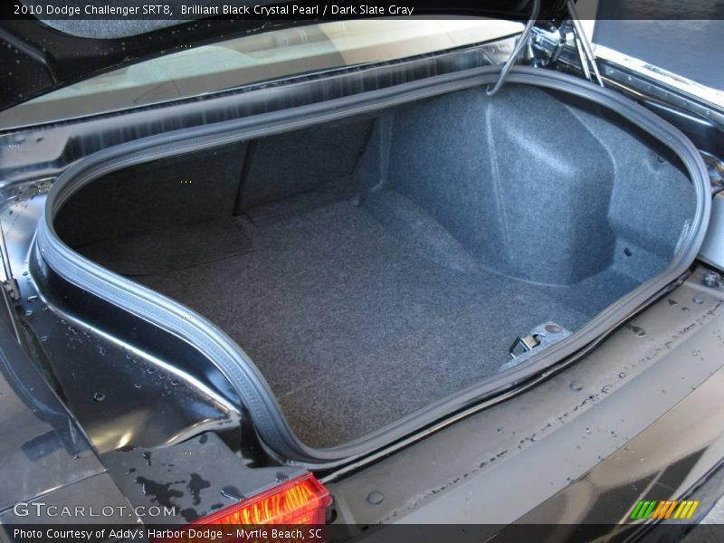 Brilliant Black Crystal Pearl / Dark Slate Gray 2010 Dodge Challenger SRT8