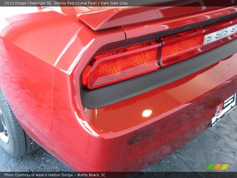 Inferno Red Crystal Pearl / Dark Slate Gray 2010 Dodge Challenger SE