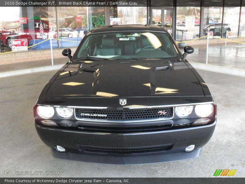 Brilliant Black Crystal Pearl / Dark Slate Gray 2010 Dodge Challenger R/T