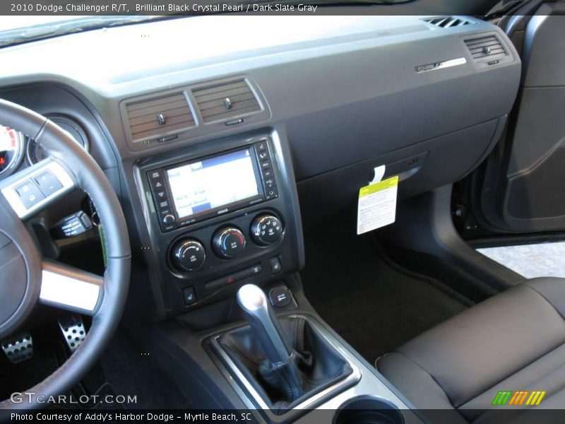 Brilliant Black Crystal Pearl / Dark Slate Gray 2010 Dodge Challenger R/T