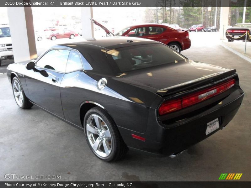 Brilliant Black Crystal Pearl / Dark Slate Gray 2010 Dodge Challenger R/T