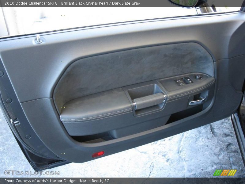 Brilliant Black Crystal Pearl / Dark Slate Gray 2010 Dodge Challenger SRT8