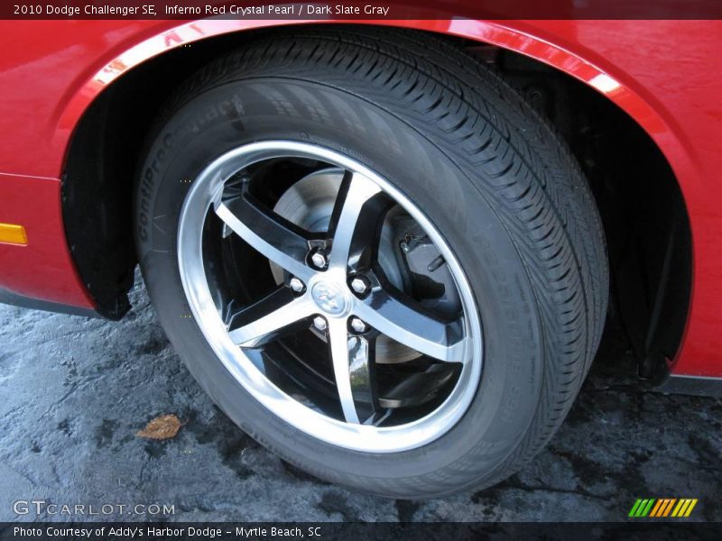 Inferno Red Crystal Pearl / Dark Slate Gray 2010 Dodge Challenger SE