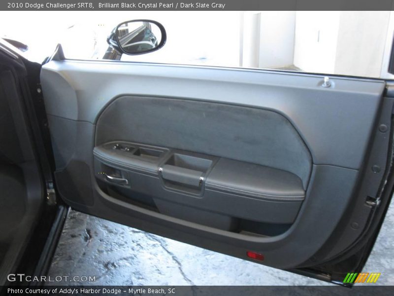 Brilliant Black Crystal Pearl / Dark Slate Gray 2010 Dodge Challenger SRT8