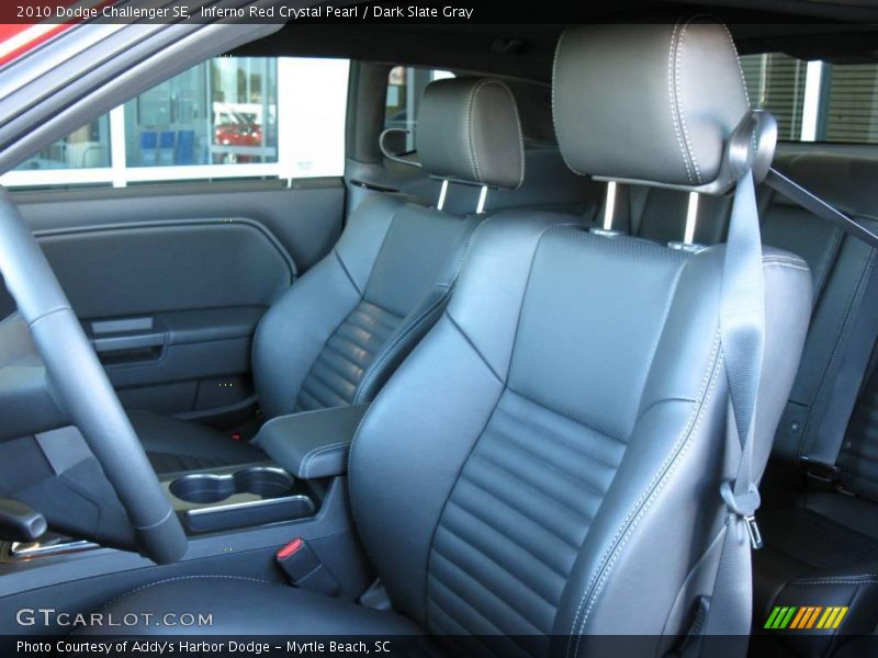 Inferno Red Crystal Pearl / Dark Slate Gray 2010 Dodge Challenger SE