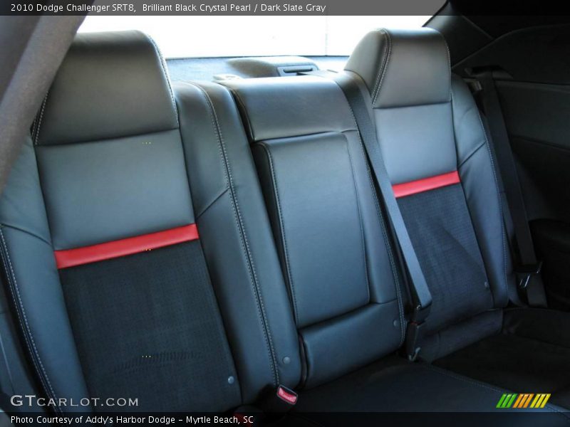 Brilliant Black Crystal Pearl / Dark Slate Gray 2010 Dodge Challenger SRT8