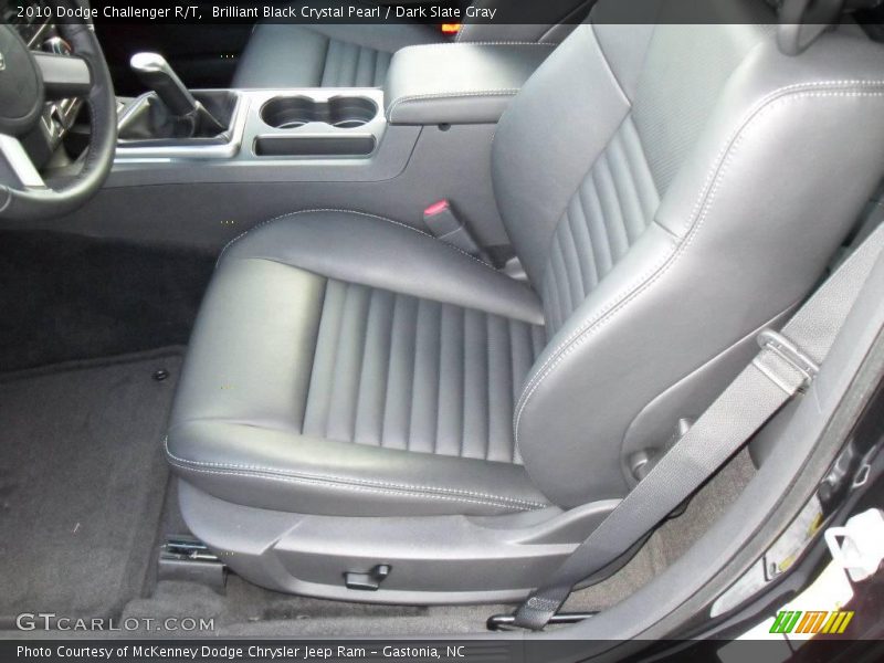 Brilliant Black Crystal Pearl / Dark Slate Gray 2010 Dodge Challenger R/T