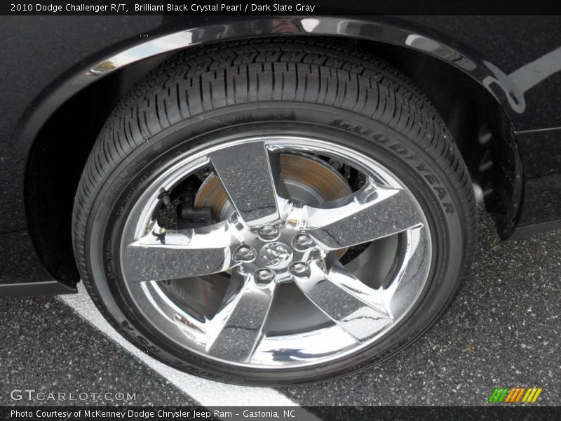 Brilliant Black Crystal Pearl / Dark Slate Gray 2010 Dodge Challenger R/T