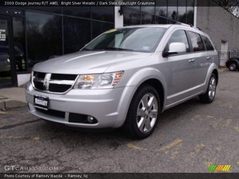 Bright Silver Metallic / Dark Slate Gray/Light Graystone 2009 Dodge Journey R/T AWD