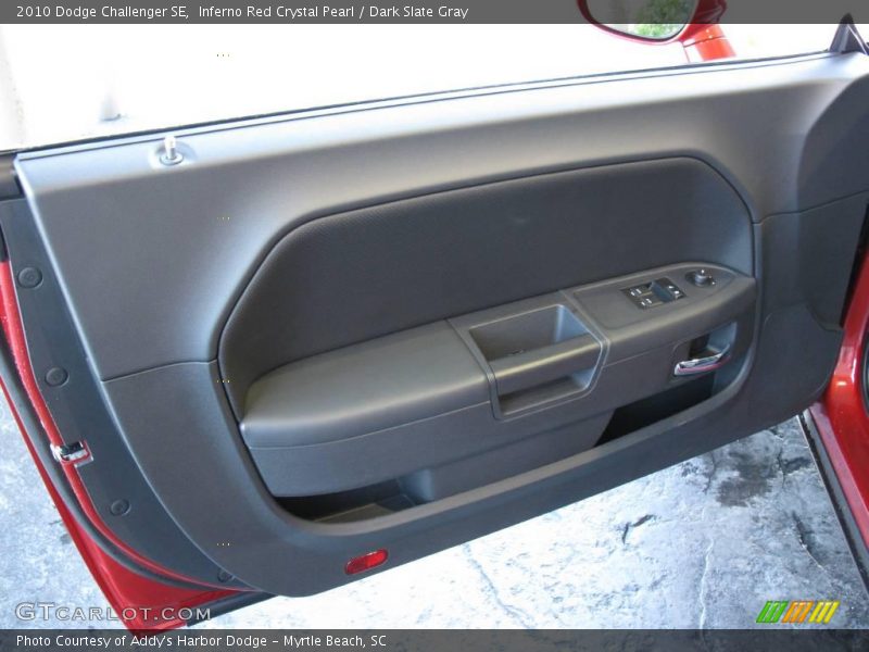 Inferno Red Crystal Pearl / Dark Slate Gray 2010 Dodge Challenger SE
