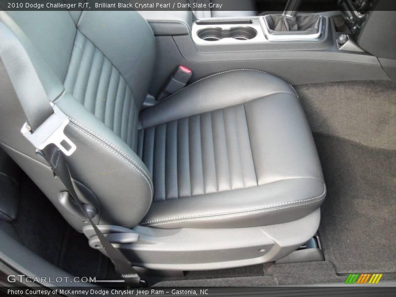 Brilliant Black Crystal Pearl / Dark Slate Gray 2010 Dodge Challenger R/T