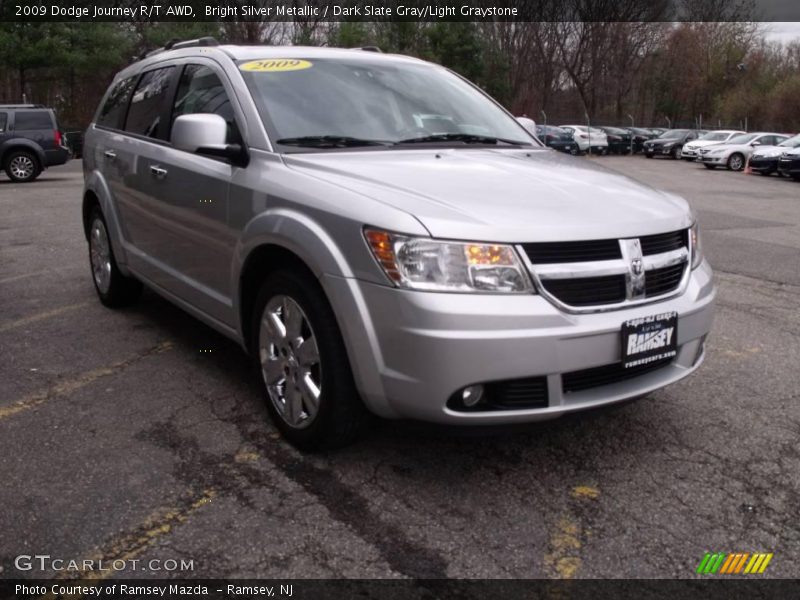 Bright Silver Metallic / Dark Slate Gray/Light Graystone 2009 Dodge Journey R/T AWD