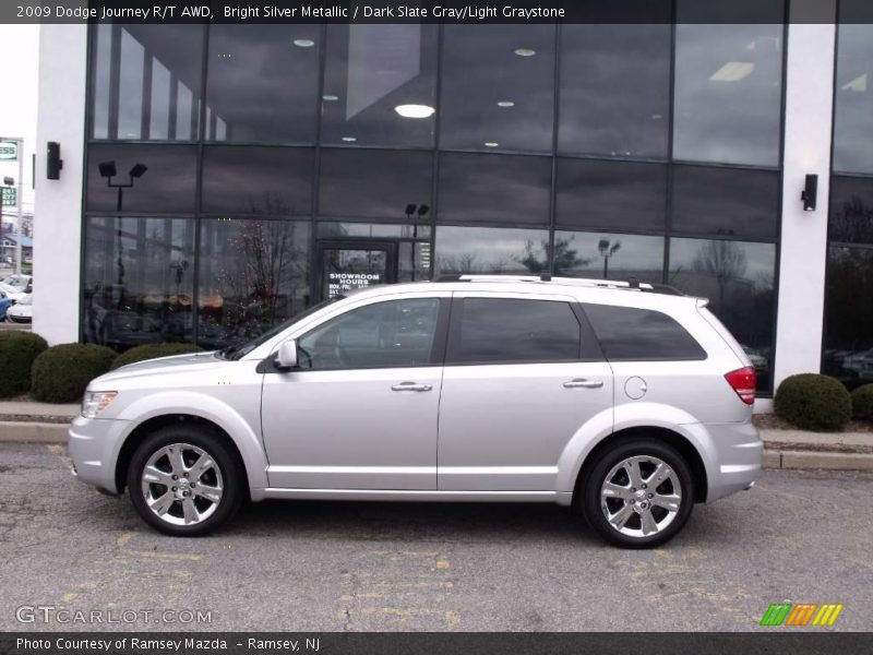 Bright Silver Metallic / Dark Slate Gray/Light Graystone 2009 Dodge Journey R/T AWD