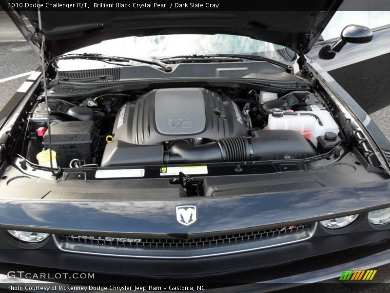 Brilliant Black Crystal Pearl / Dark Slate Gray 2010 Dodge Challenger R/T