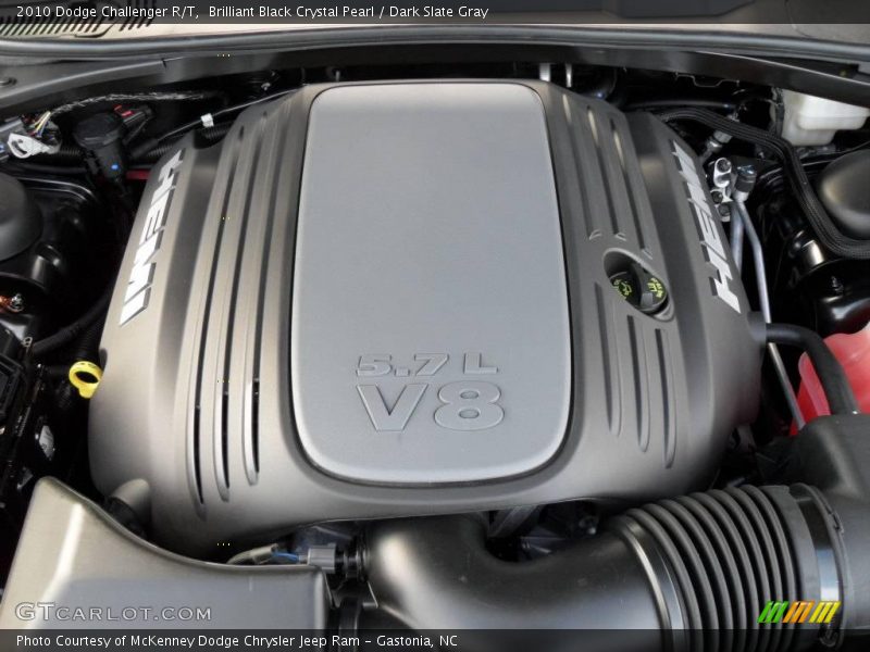Brilliant Black Crystal Pearl / Dark Slate Gray 2010 Dodge Challenger R/T