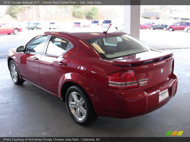 Inferno Red Crystal Pearl / Dark Slate Gray 2010 Dodge Avenger R/T