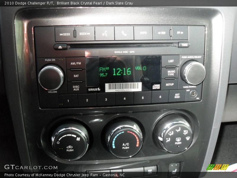 Brilliant Black Crystal Pearl / Dark Slate Gray 2010 Dodge Challenger R/T