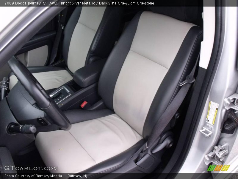 Bright Silver Metallic / Dark Slate Gray/Light Graystone 2009 Dodge Journey R/T AWD