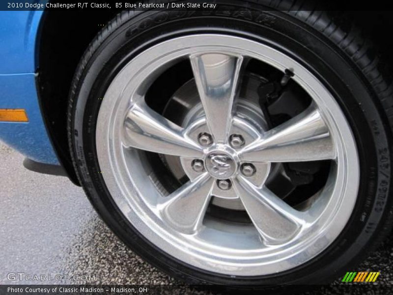 B5 Blue Pearlcoat / Dark Slate Gray 2010 Dodge Challenger R/T Classic