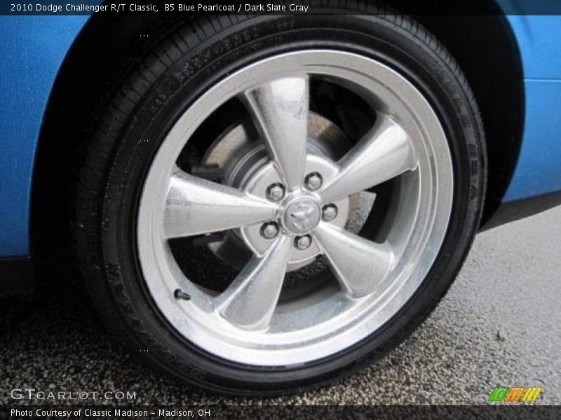 B5 Blue Pearlcoat / Dark Slate Gray 2010 Dodge Challenger R/T Classic