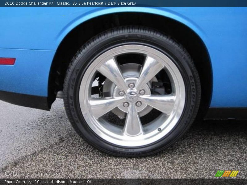 B5 Blue Pearlcoat / Dark Slate Gray 2010 Dodge Challenger R/T Classic