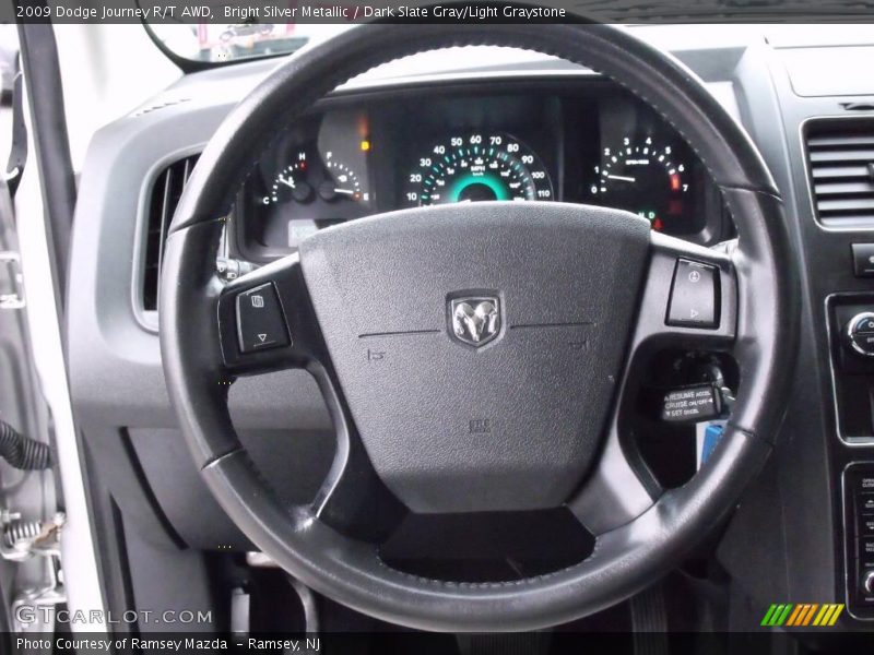 Bright Silver Metallic / Dark Slate Gray/Light Graystone 2009 Dodge Journey R/T AWD