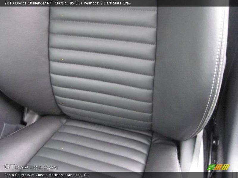 B5 Blue Pearlcoat / Dark Slate Gray 2010 Dodge Challenger R/T Classic