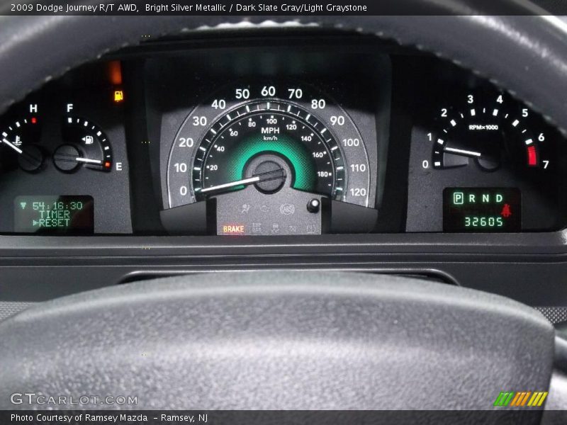 Bright Silver Metallic / Dark Slate Gray/Light Graystone 2009 Dodge Journey R/T AWD