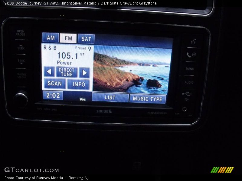 Bright Silver Metallic / Dark Slate Gray/Light Graystone 2009 Dodge Journey R/T AWD