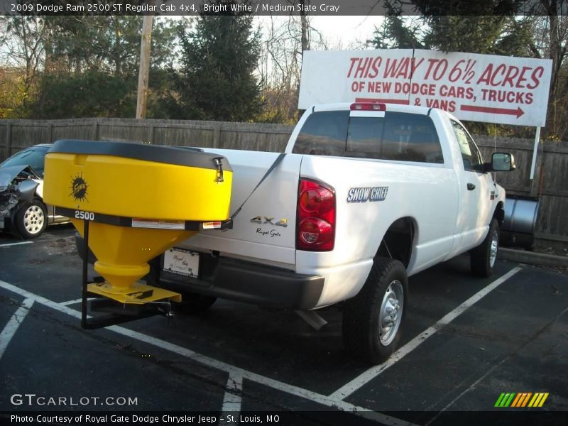 Bright White / Medium Slate Gray 2009 Dodge Ram 2500 ST Regular Cab 4x4