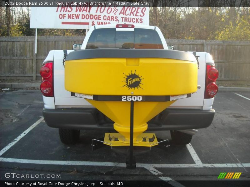 Bright White / Medium Slate Gray 2009 Dodge Ram 2500 ST Regular Cab 4x4