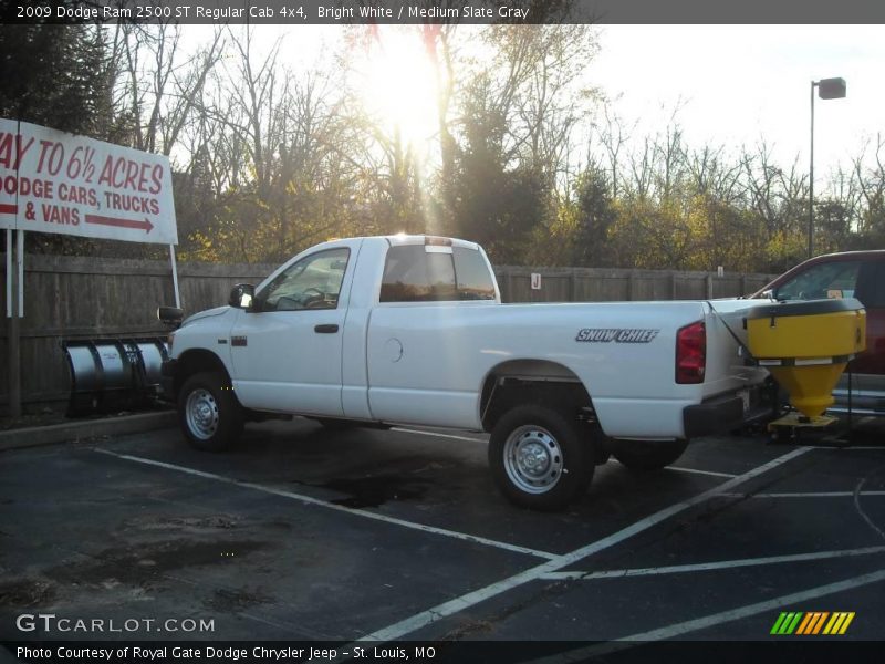 Bright White / Medium Slate Gray 2009 Dodge Ram 2500 ST Regular Cab 4x4